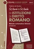 Schemi & schede di istituzioni di diritto romano di Federico Del Giudice edito da Edizioni Giuridiche Simone