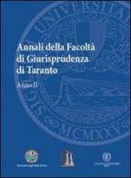 Annali della facoltà di giurisprudenza di Taranto vol.2 edito da Cacucci