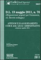 Appendice di aggiornamento al codice delle leggi amministrative. Aprile 2011 edito da Edizioni Giuridiche Simone