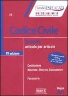 Codice civile spiegato articolo per articolo edito da Edizioni Giuridiche Simone