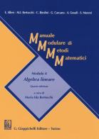 Manuale modulare di metodi matematici. Modulo 4: Algebra lineare edito da Giappichelli