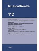 Musica/realtà (2017) vol.112 edito da LIM