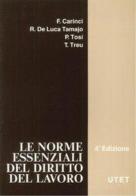 Le norme essenziali del diritto del lavoro edito da UTET