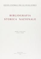 Bibliografia storica nazionale (1991-1992) vol. 53-54 edito da Laterza