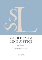 Studi e saggi linguistici (2020) vol.1 edito da Edizioni ETS