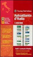 Autoatlante d'Italia 1:350.000 edito da Touring