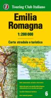 Emilia Romagna 1:200.000. Carta stradale e turistica. Ediz. multilingue edito da Touring