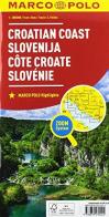 Croazia costiera, Slovenia 1:300.000 edito da Marco Polo