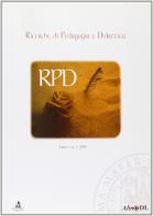 Ricerche di pedagogia e didattica (2006) vol.1 edito da CLUEB