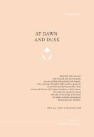 At dawn and dusk di Filippo Rossi edito da Works and Words