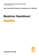 ART. 339-359. Appello di Beatrice Gambineri edito da Zanichelli