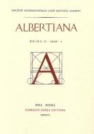 Albertiana. Nuova serie (2016). Ediz. francese e inglese vol.1 edito da Fabrizio Serra Editore