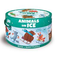 Animals on ice. Ediz. a colori. Con puzzle: puzzle di Matteo Gaule, Ester Tomè edito da Sassi