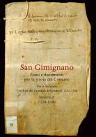 San Gimignano. Fonti e documenti per la storia del Comune vol.2 edito da Olschki