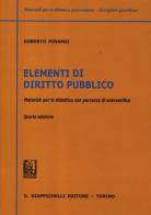 Elementi di diritto pubblico. Materiali per la didattica con percorsi di autoverifica di Roberto Pinardi edito da Giappichelli
