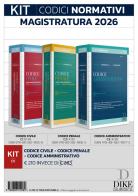 Kit codici normativi per il concorso in magistratura e i concorsi superiori 2026. Con aggiornamento online di Francesco Caringella edito da Dike Giuridica