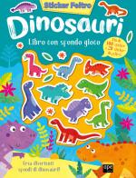 Dinosauri. Sticker feltro. Ediz. a colori edito da Ape Junior