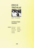 Divus Thomas (2015) vol.1 edito da ESD-Edizioni Studio Domenicano