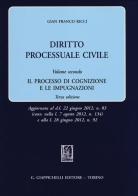 Diritto processuale civile vol.2 di G. Franco Ricci edito da Giappichelli
