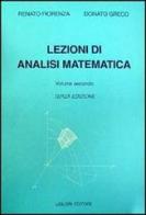 Lezioni di analisi matematica vol.2 di Renato Fiorenza, Donato Greco edito da Liguori