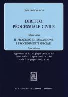 Diritto processuale civile vol.3 di G. Franco Ricci edito da Giappichelli
