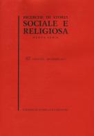 Ricerche di storia sociale e religiosa vol.87 edito da Storia e Letteratura