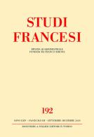 Studi francesi vol.192 edito da Rosenberg & Sellier