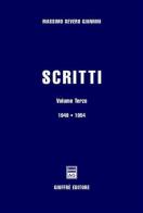 Scritti vol.3 di Massimo S. Giannini edito da Giuffrè