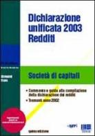 Dichiarazione unificata 2003. Società di capitali di Giovanni Fiore edito da Maggioli Editore