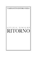 Ritorno di Letizia Ziraldo edito da Campanotto