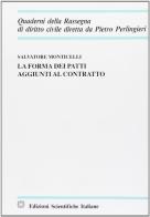 La forma dei patti aggiunti al contratto di Salvatore Monticelli edito da Edizioni Scientifiche Italiane