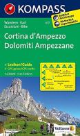 Carta escursionistica n. 617. Cortina d'Ampezzo-Dolomiti ampezzane edito da Kompass