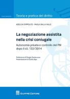 La negoziazione assistita nella crisi coniugale di Adelchi D'Ippolito, Paola Dalla Valle edito da Giuffrè