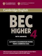 Cambridge English Business Certificate. Higher 4 Student's Book with answers edito da Cambridge