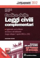 Codice delle leggi civili complementari di Pietro Dubolino, Chiara Dubolino, Fabio Costa edito da CELT Casa Editrice La Tribuna