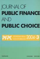 Journal of public finance and public choice (2004) vol.3 edito da Gangemi Editore