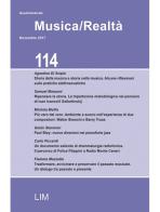 Musica/realtà (2017) vol.114 edito da LIM