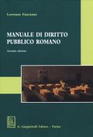 Manuale di diritto pubblico romano di Lorenzo Fascione edito da Giappichelli