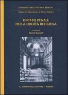 Diritto penale della libertà religiosa edito da Giappichelli