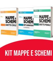 Kit mappe e schemi: Mappe e schemi di diritto civile-Mappe e schemi di diritto penale-Mappe e schemi di diritto amministrativo edito da Neldiritto Editore