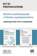 Kit diritto costituzionale e amministrativo. 4400 quiz. Con simulazioni online edito da Alpha Test