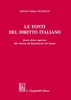 Le fonti del diritto italiano di Stefano Maria Cicconetti edito da Giappichelli