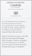 Chimere e altre poesie di Gérard de Nerval edito da Einaudi