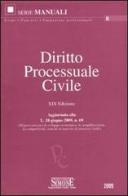 Diritto Processuale Civile-Codice di Procedura Civile edito da Edizioni Giuridiche Simone