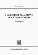 I sistemi di relazione tra stato e chiese di Marco Canonico edito da Giappichelli