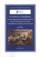 Il testo e la nazione. La dichiarazione d'indipendenza degli Stati Uniti (1776-2026) tra diritto, storia e linguaggio di Maria Frisina edito da Agorà & Co. (Lugano)