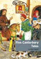 Five Canterbury tales. Dominoes. Livello 1 di Geoffrey Chaucer edito da Oxford University Press
