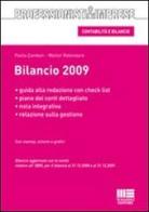 Bilancio 2009 di Paola Zambon, Walter Rotondaro edito da Maggioli Editore