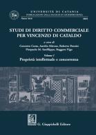 Studi di diritto commerciale per Vincenzo Di Cataldo vol.1 edito da Giappichelli