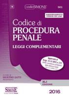 Codice di procedura penale e leggi complementari edito da Edizioni Giuridiche Simone